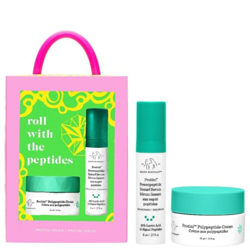 DRUNK ELEPHANT Roll with the Peptides:  Protini Cream + Serum Duo Set